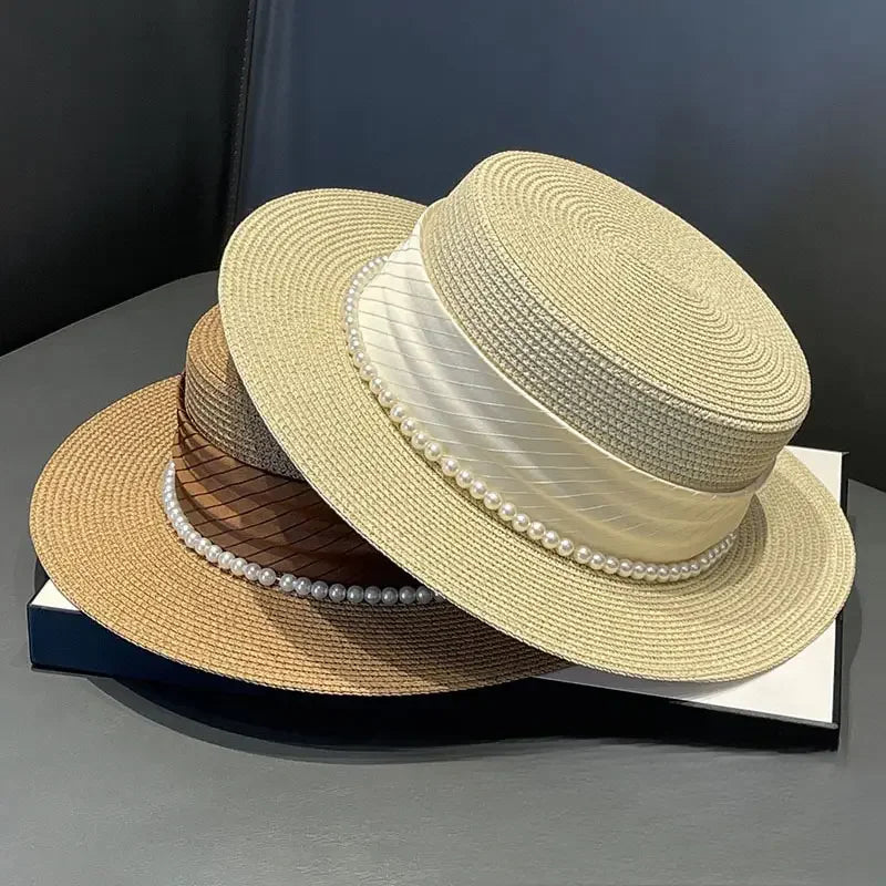 Chapeau de Plage Femme - Blanc