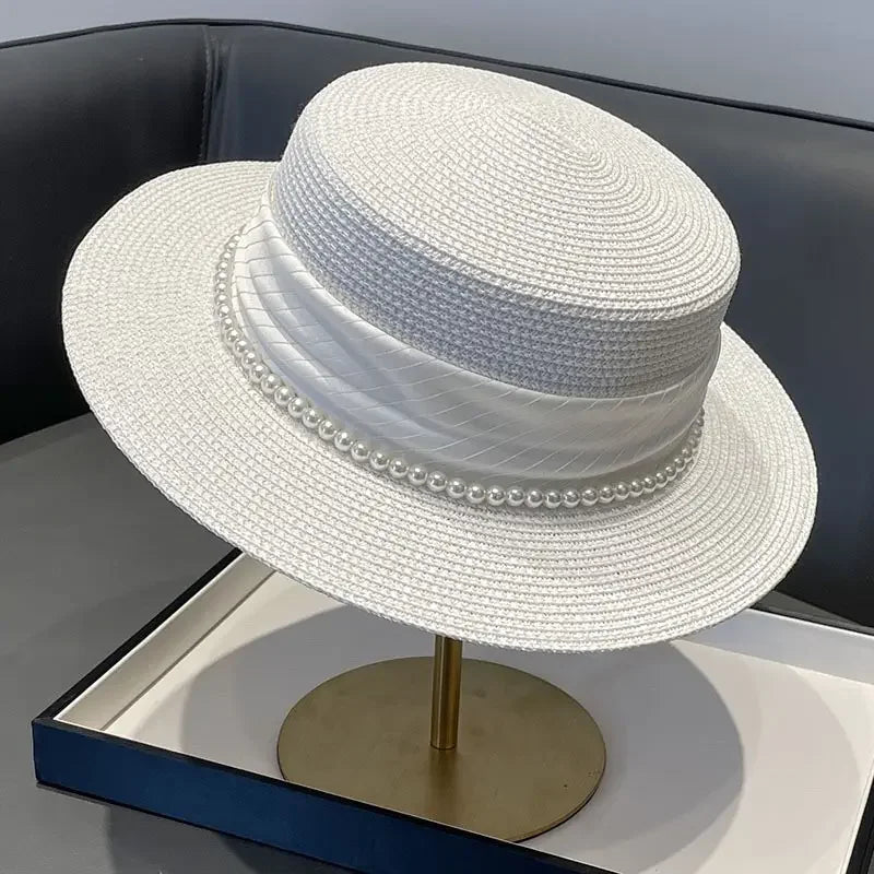 Chapeau de Plage Femme - Blanc