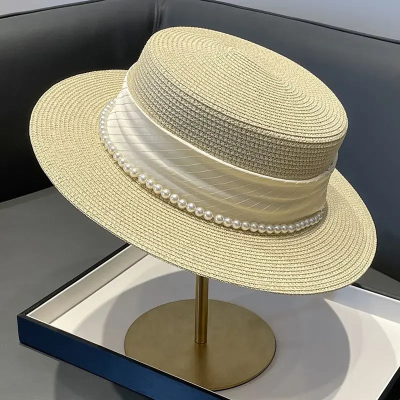 Chapeau de Plage Femme - Beige