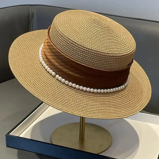 Chapeau de Plage Femme - Marron