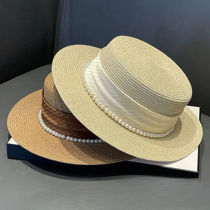 Chapeau de Plage Femme - Beige