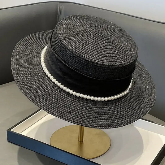 Chapeau de Plage Femme - Noir