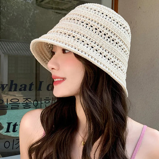 Chapeau de Plage Décontracté – Beige
