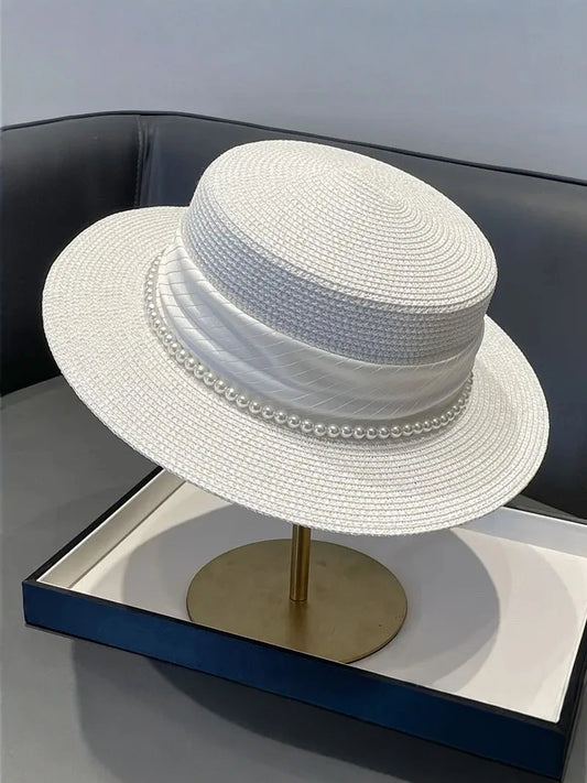 Chapeau de Plage Femme - Blanc